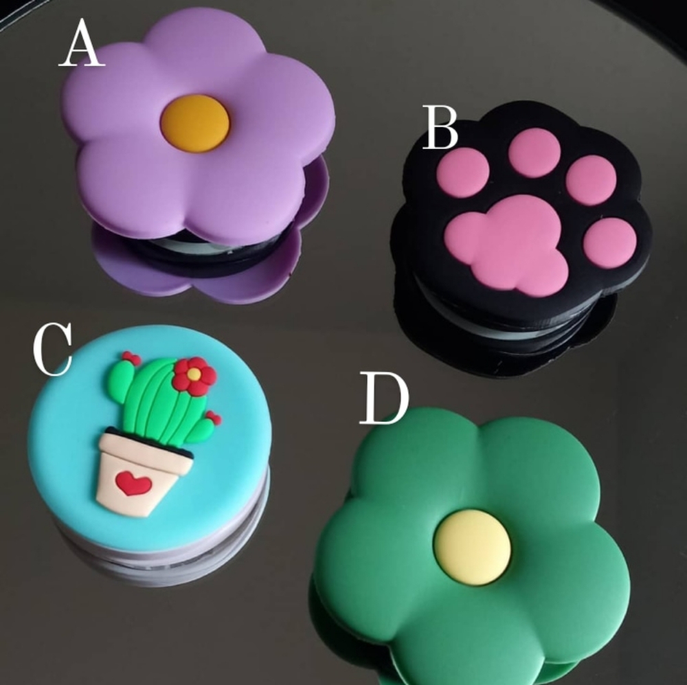 Silicone Phone Grip Pop Sockets